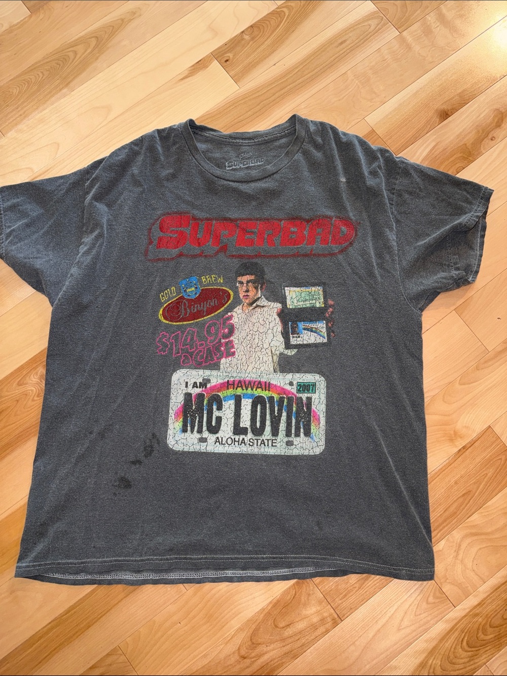 Superbad MC Lovin Graphic Tee - Black LOVED LARGE